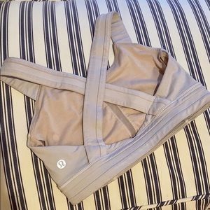 Lululemon High Impact Sports Bra White Siz…